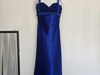 Blue Evening Gown Cleaning