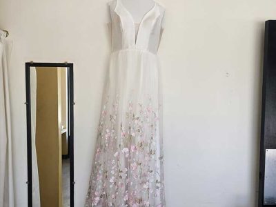 Floral Evening Gown Cleaning