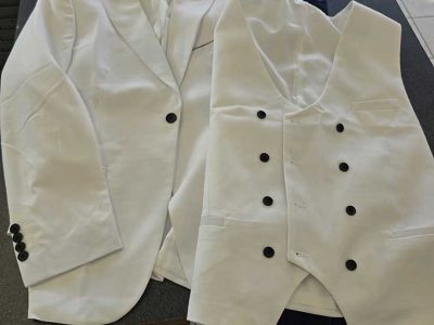 White Tuxedo Set Cleaning
